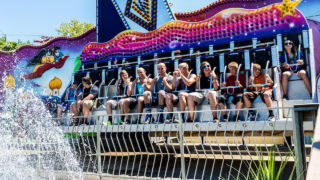 Ali Baba thrill ride at Waldameer Amusement Park