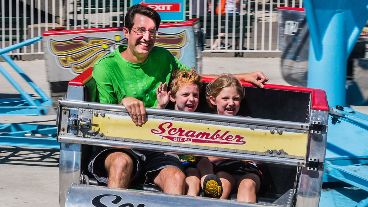 Scrambler family classic ride at Waldameer Amusement Park