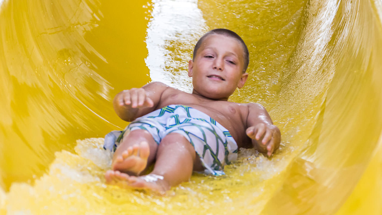 Guest riding Lake Erie Dip