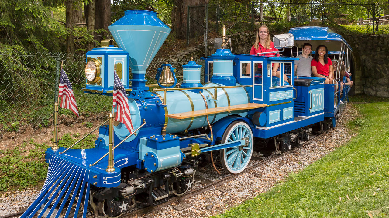 Guests riding the L. Ruth Express