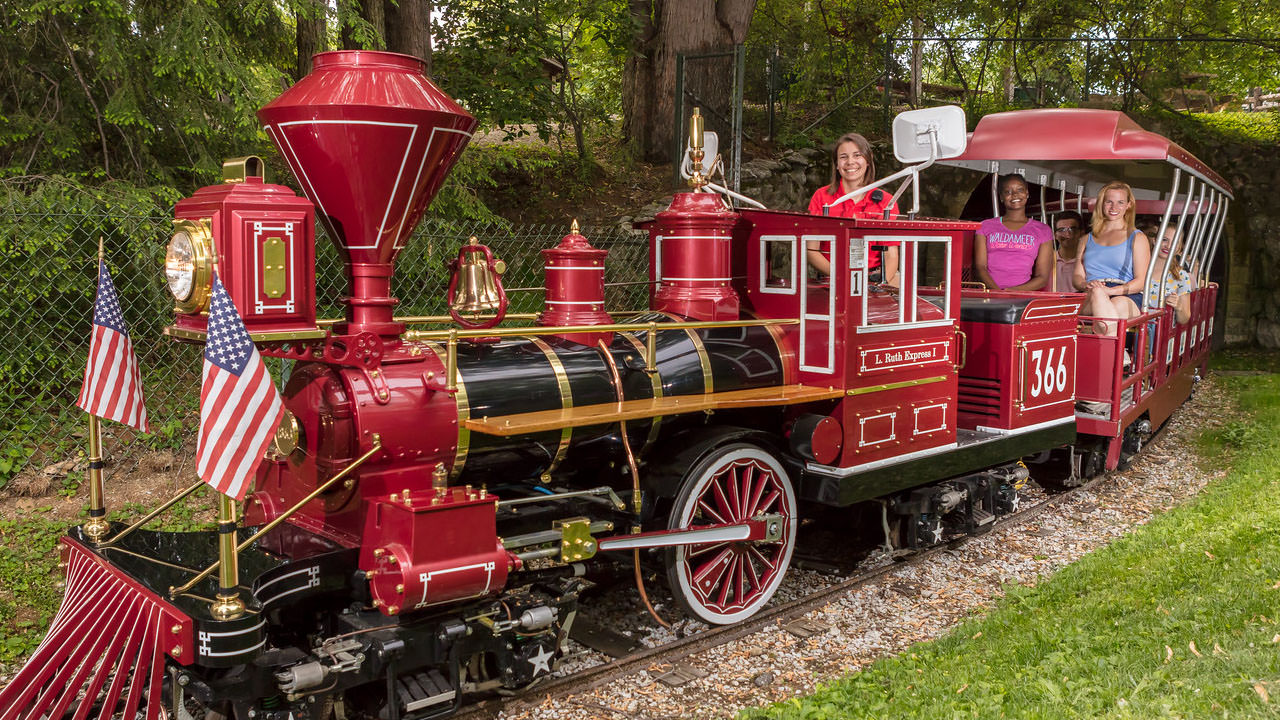 Guests riding the L. Ruth Express