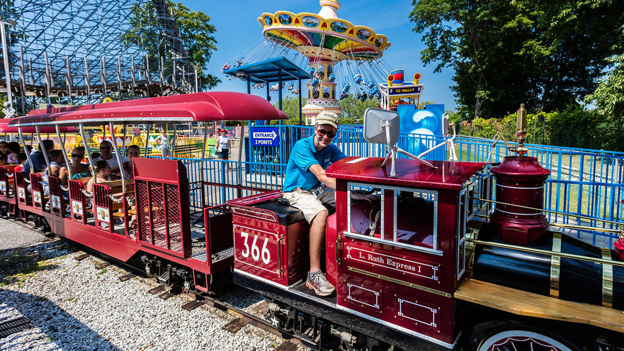 Guests riding the L. Ruth Express