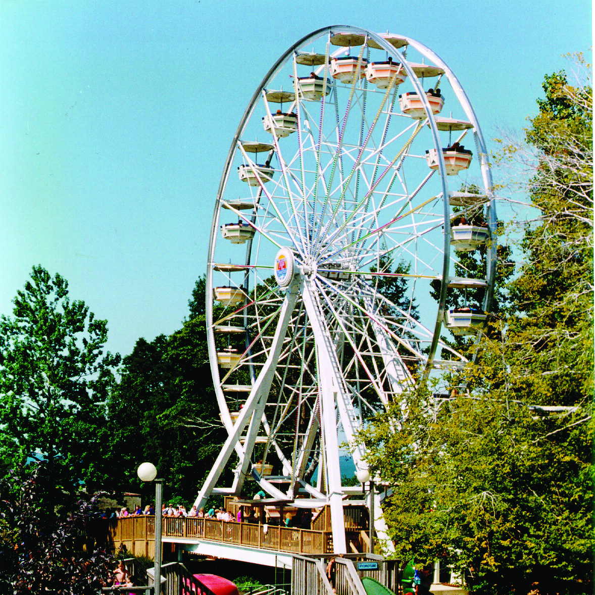 Ferris Wheel ride at Waldameer in the 1990s.