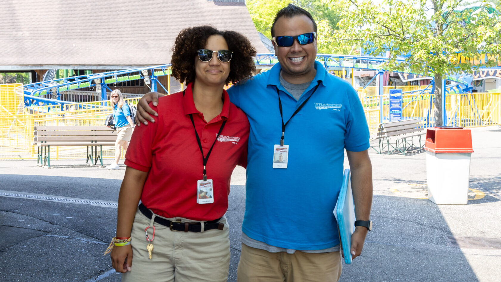 Waldameer Team Members on the midway.